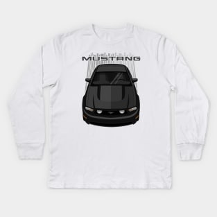 Mustang GT 2010-2012 - Black Kids Long Sleeve T-Shirt